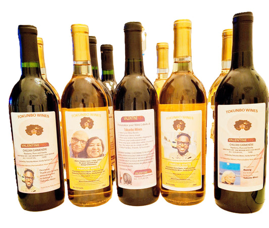 Birthday Image on Wine Labels